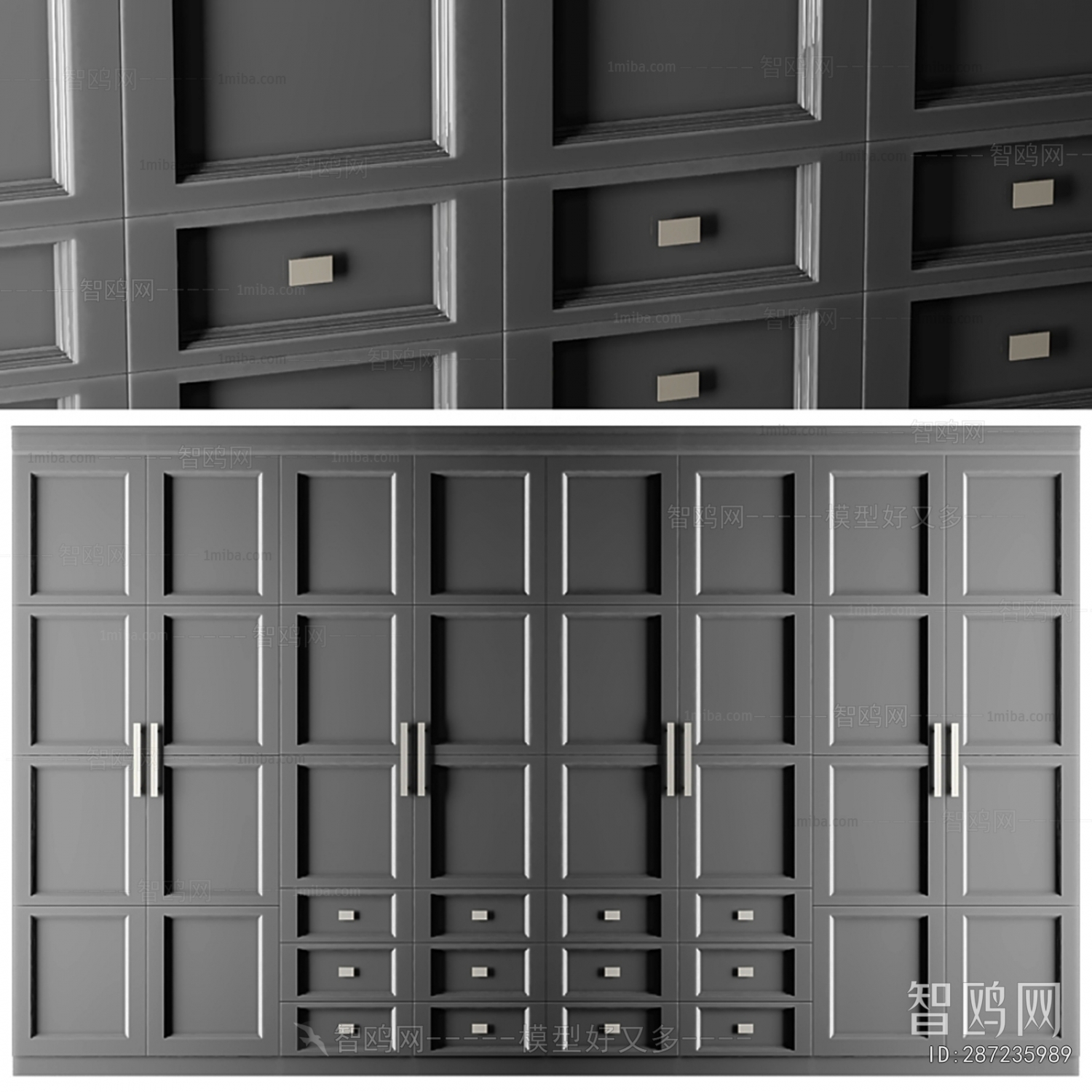 Simple European Style Door Panel