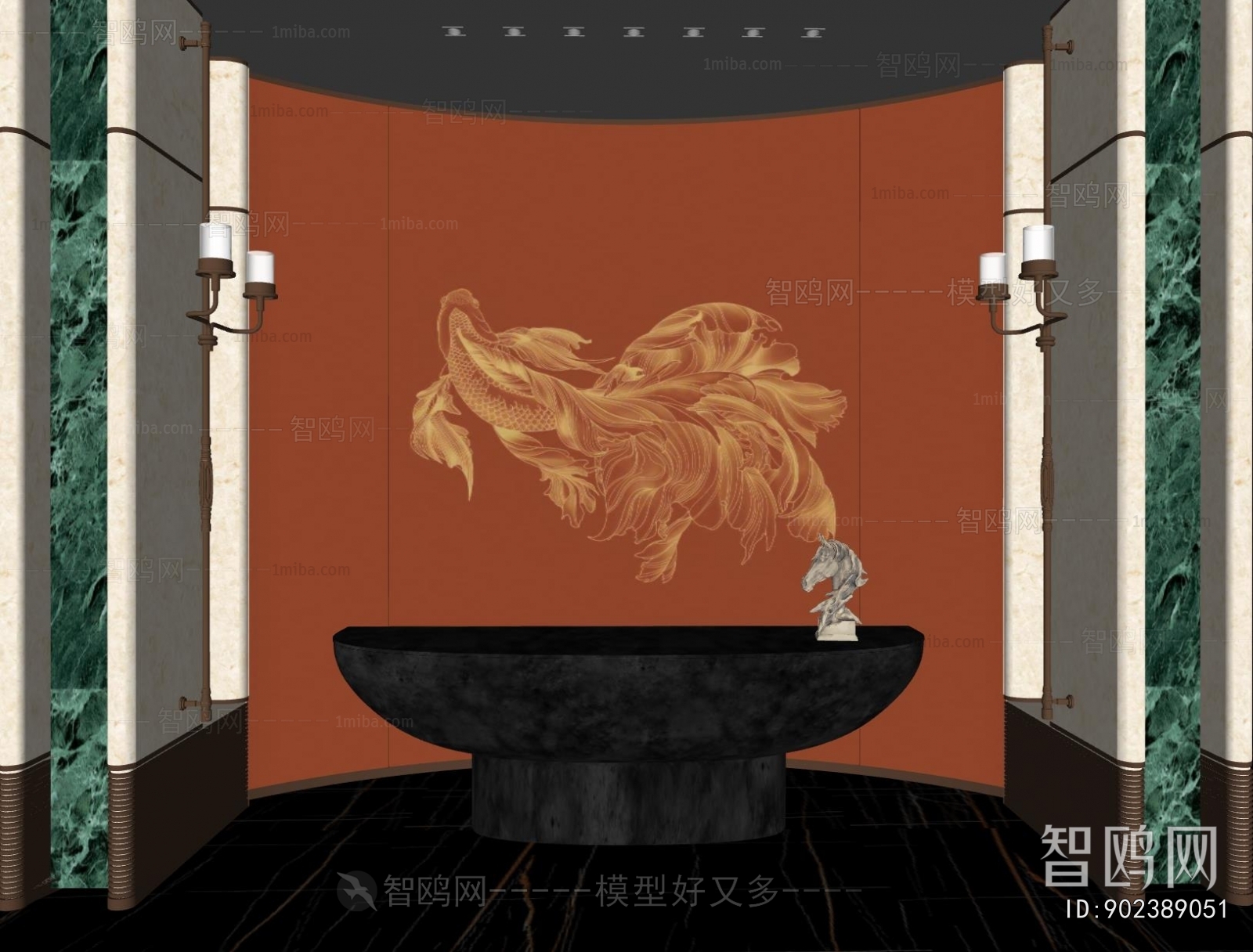 New Chinese Style Lobby Hall