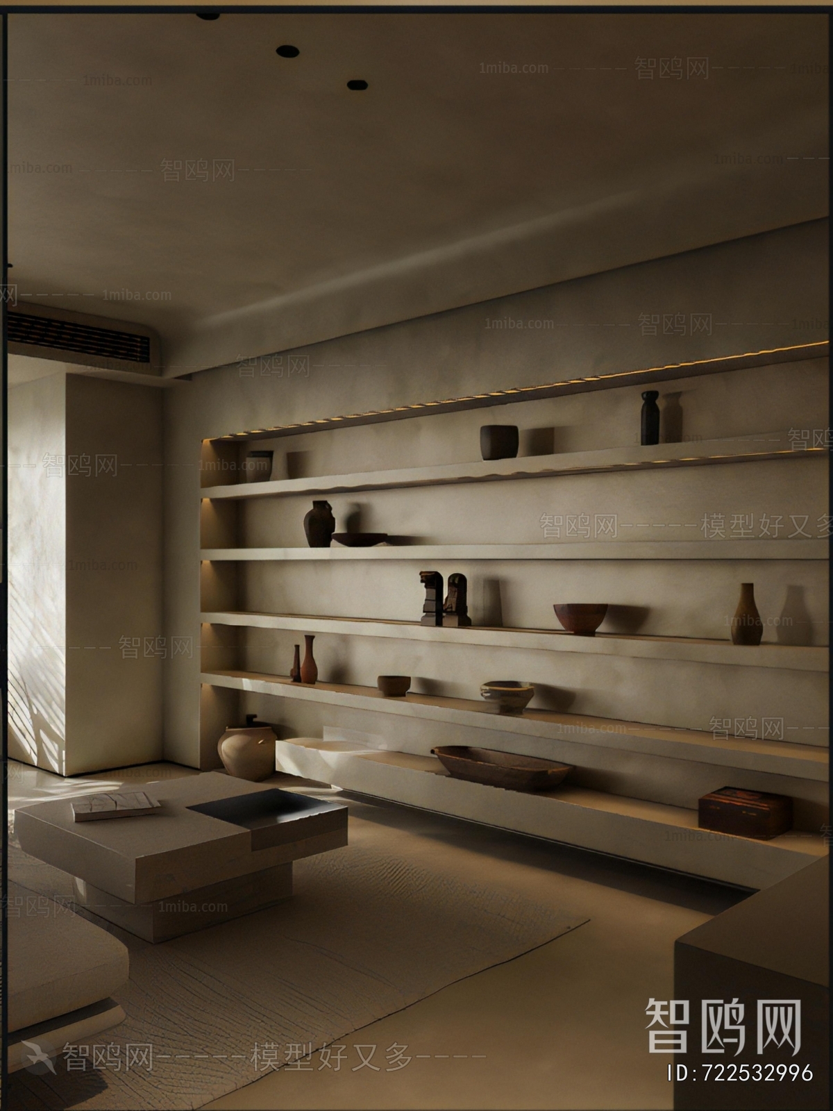 Wabi-sabi Style A Living Room