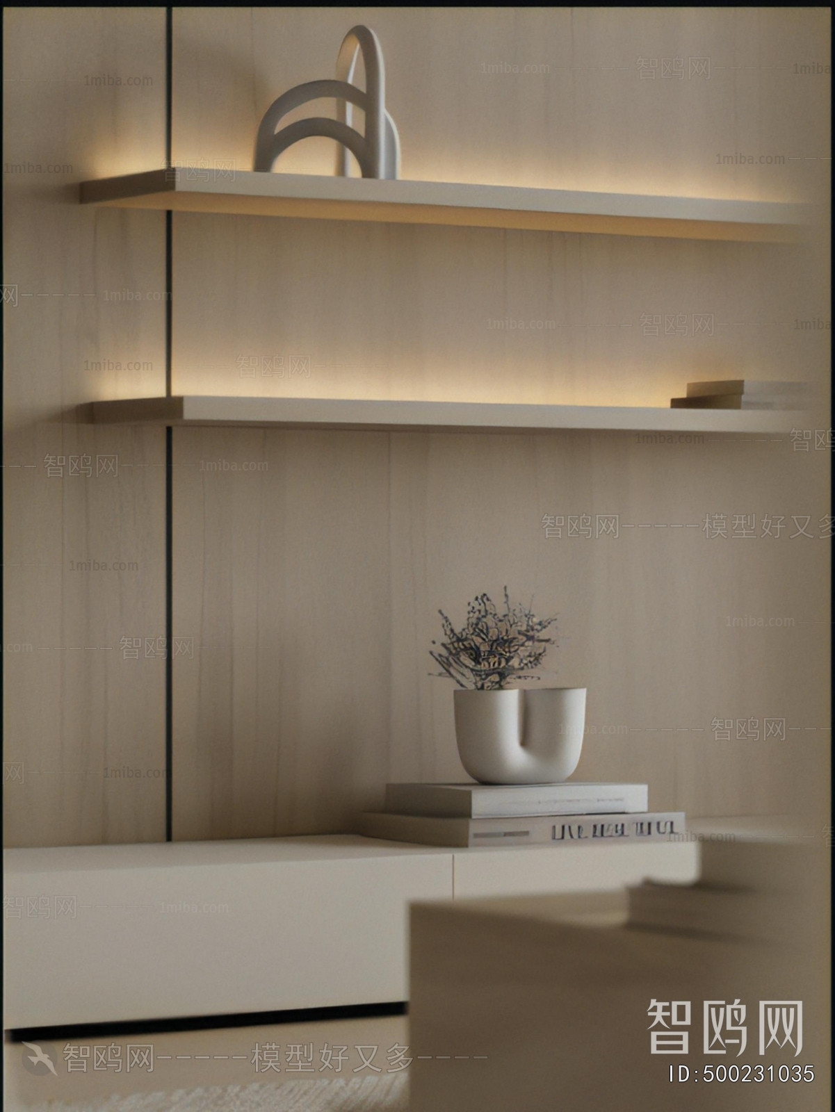 Modern Ground Green Plant Potted Plants