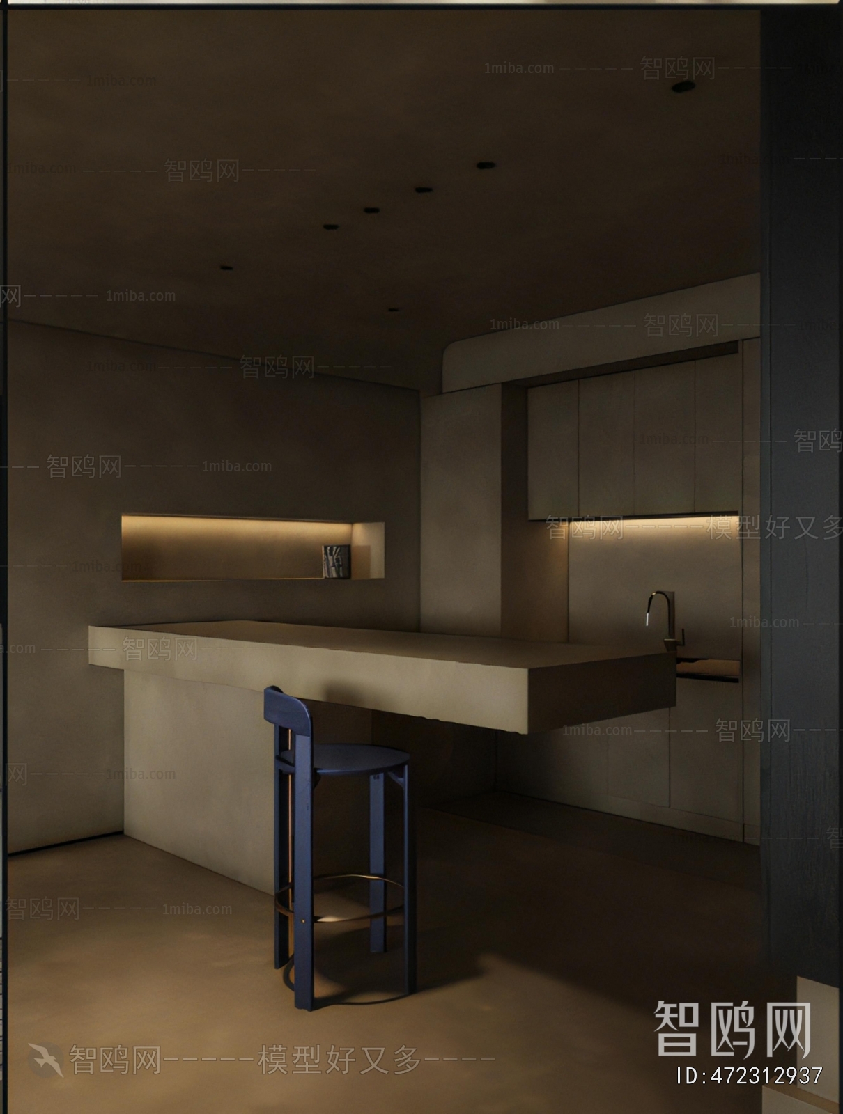 Wabi-sabi Style A Living Room