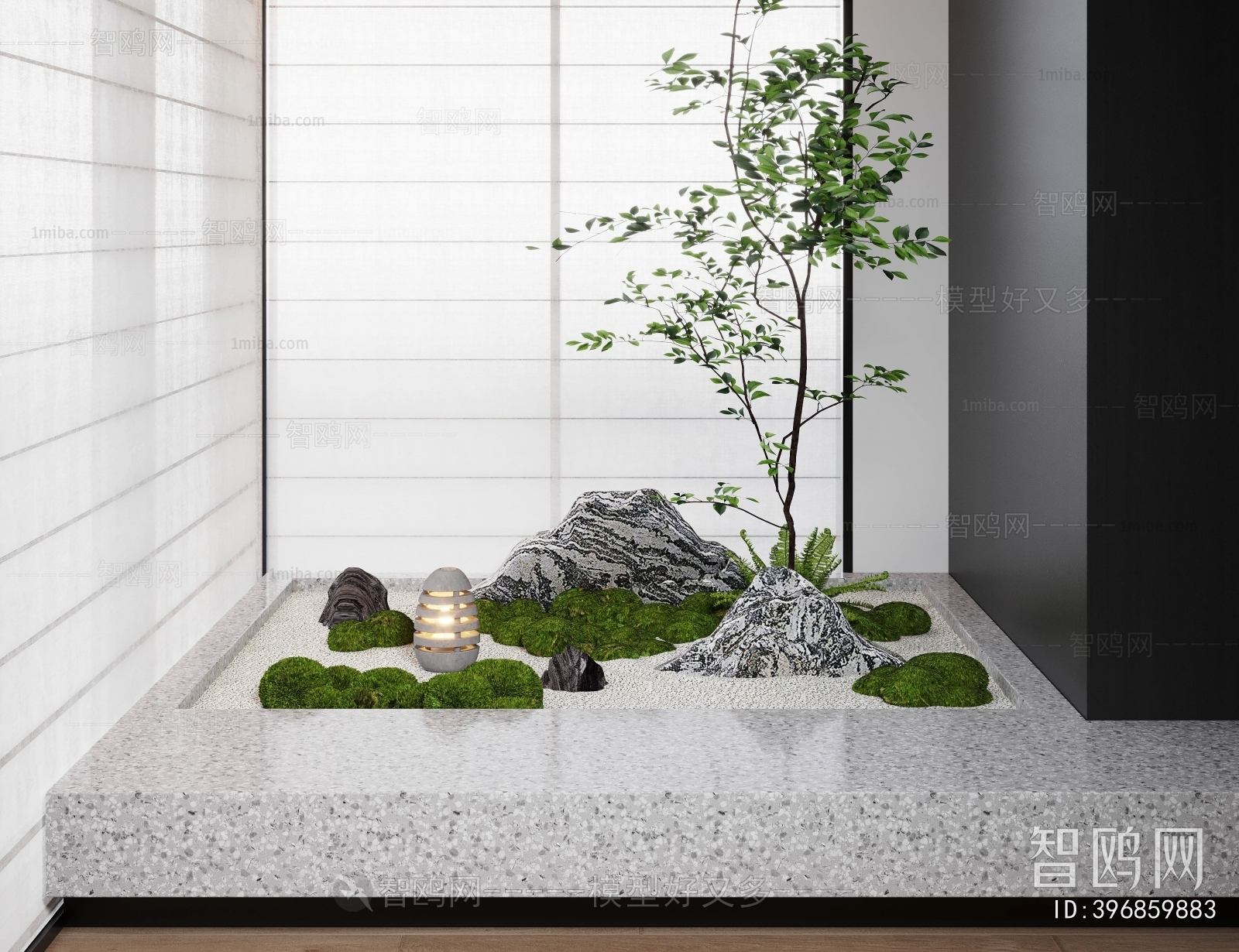 现代室内景观植物小品