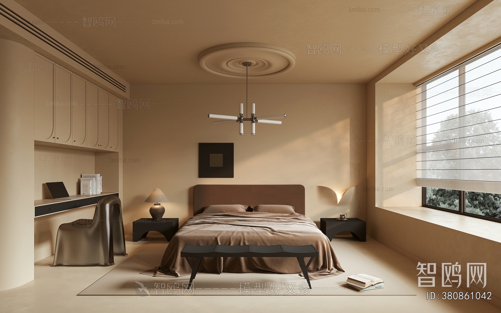 Wabi-sabi Style Bedroom