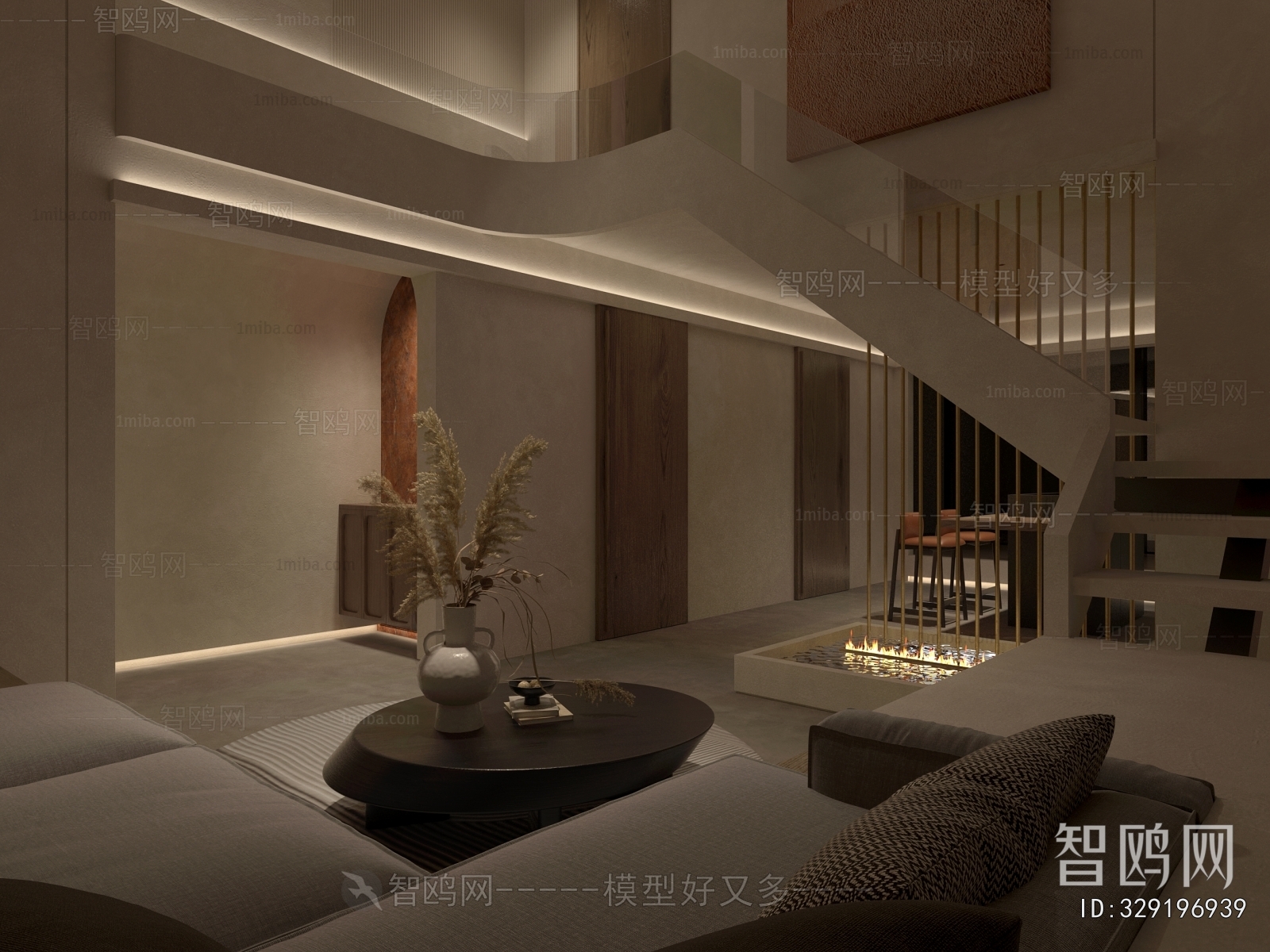 Wabi-sabi Style A Living Room