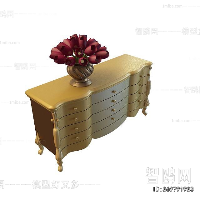 European Style Side Cabinet