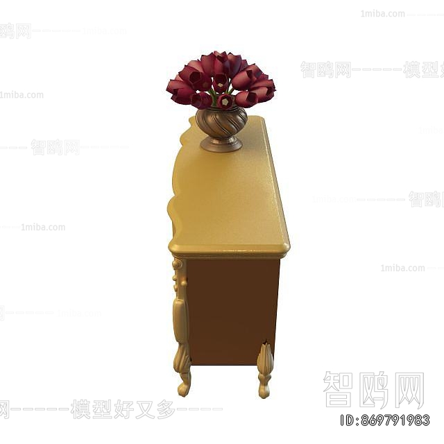 European Style Side Cabinet