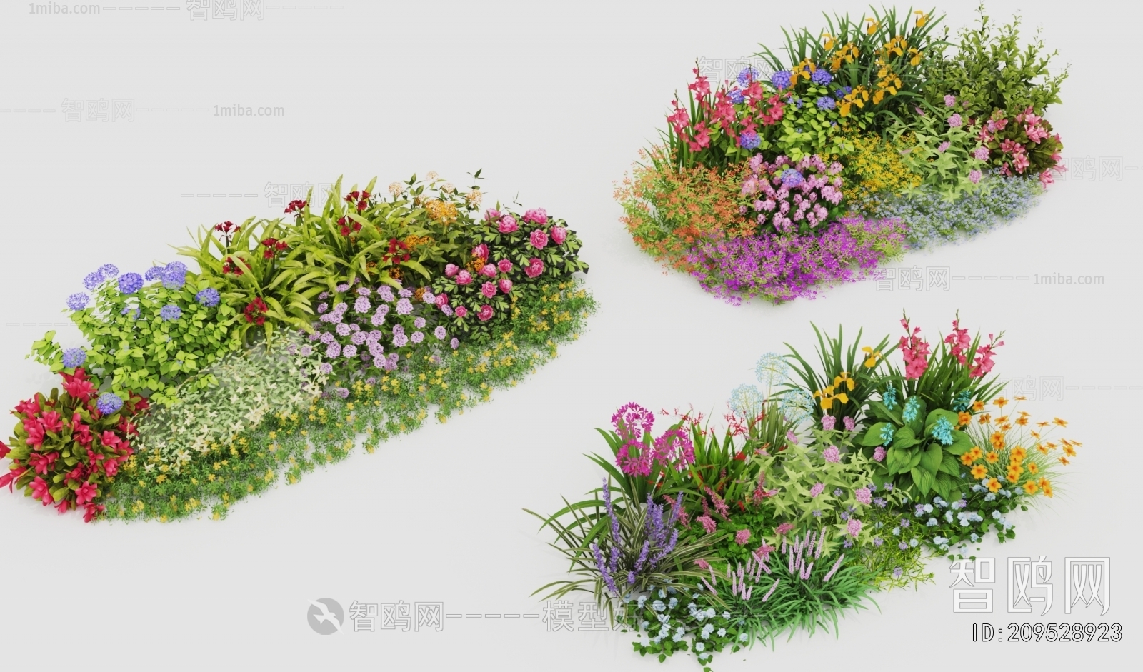 Modern Flowers And Grass