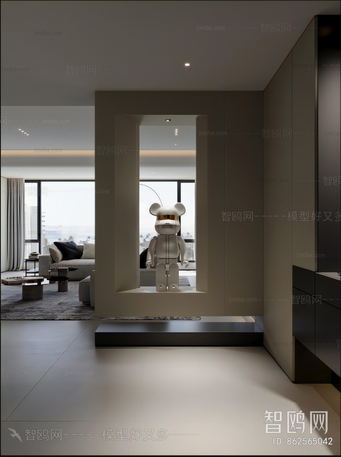 New Chinese Style Hallway