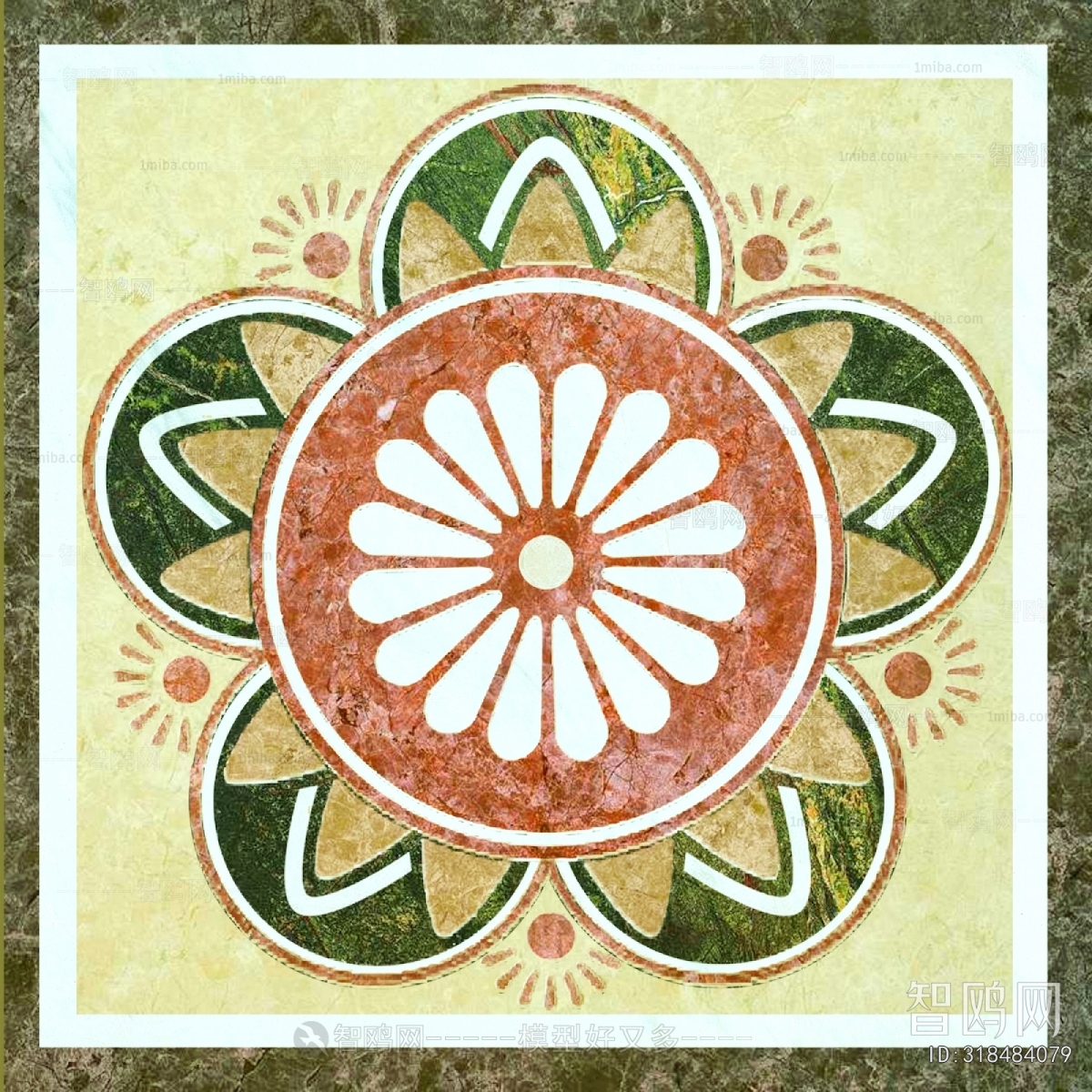 欧式瓷砖拼花