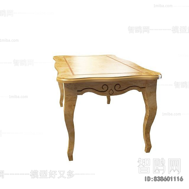 Simple European Style Dining Table