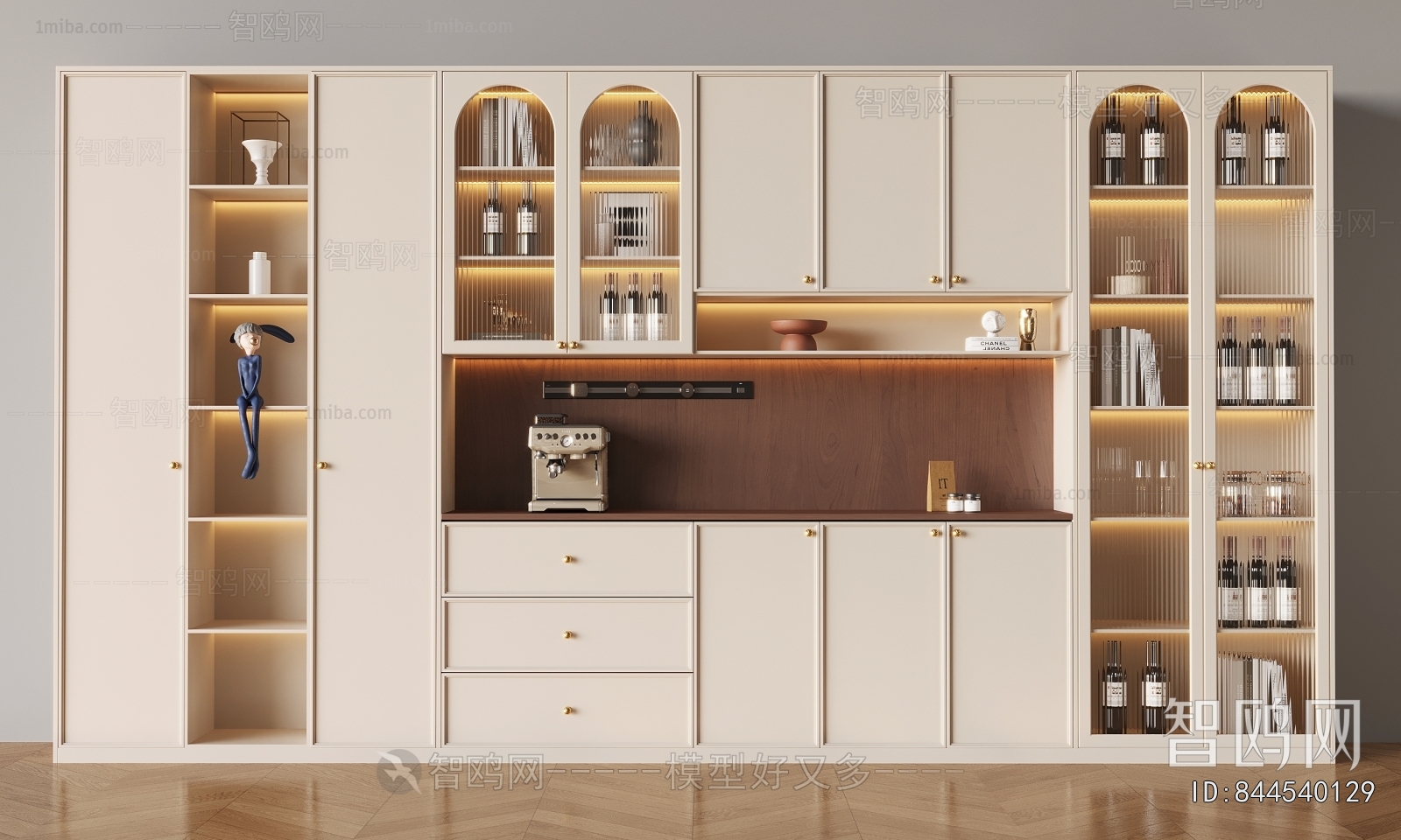 New Chinese Style Wine Cabinet