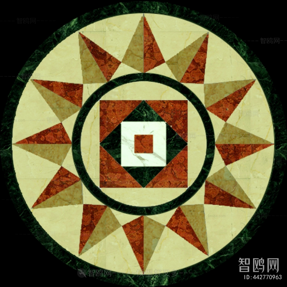 欧式瓷砖拼花