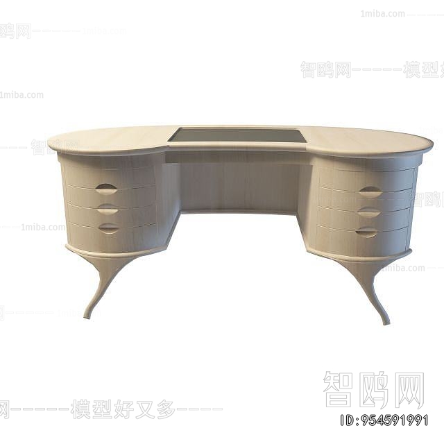 Simple European Style Office Table