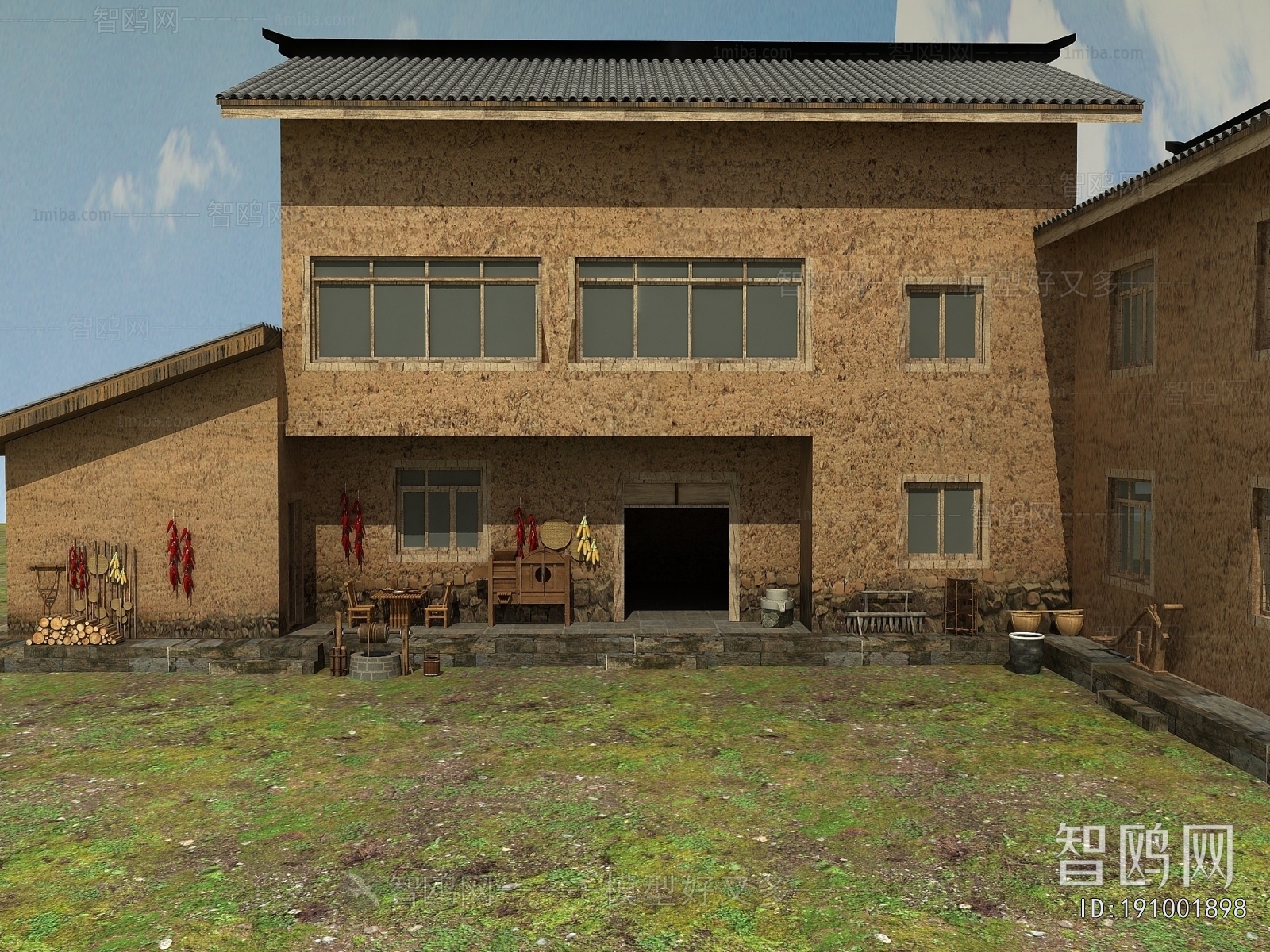 New Chinese Style Building Appearance