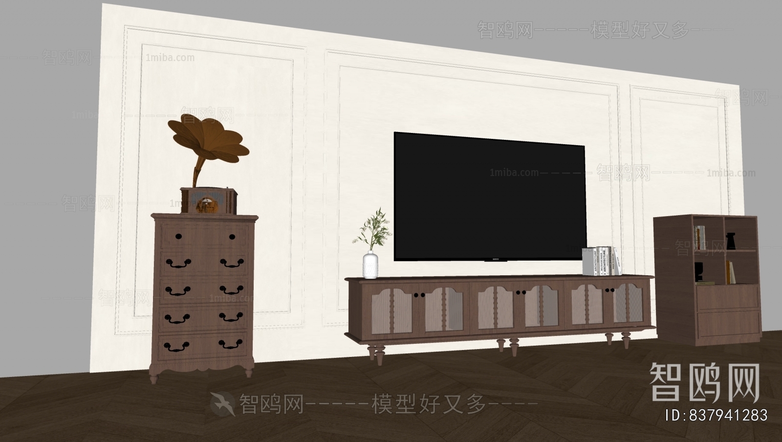 American Style TV Wall