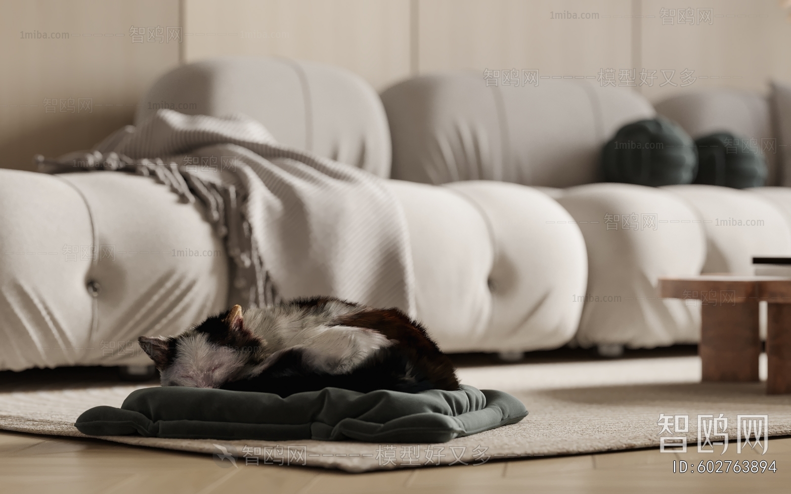 Wabi-sabi Style A Living Room