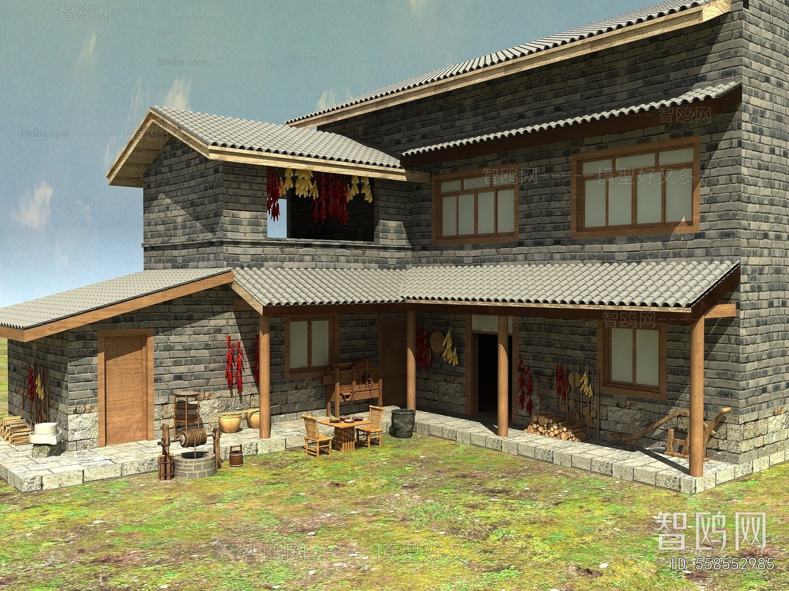 New Chinese Style Building Appearance