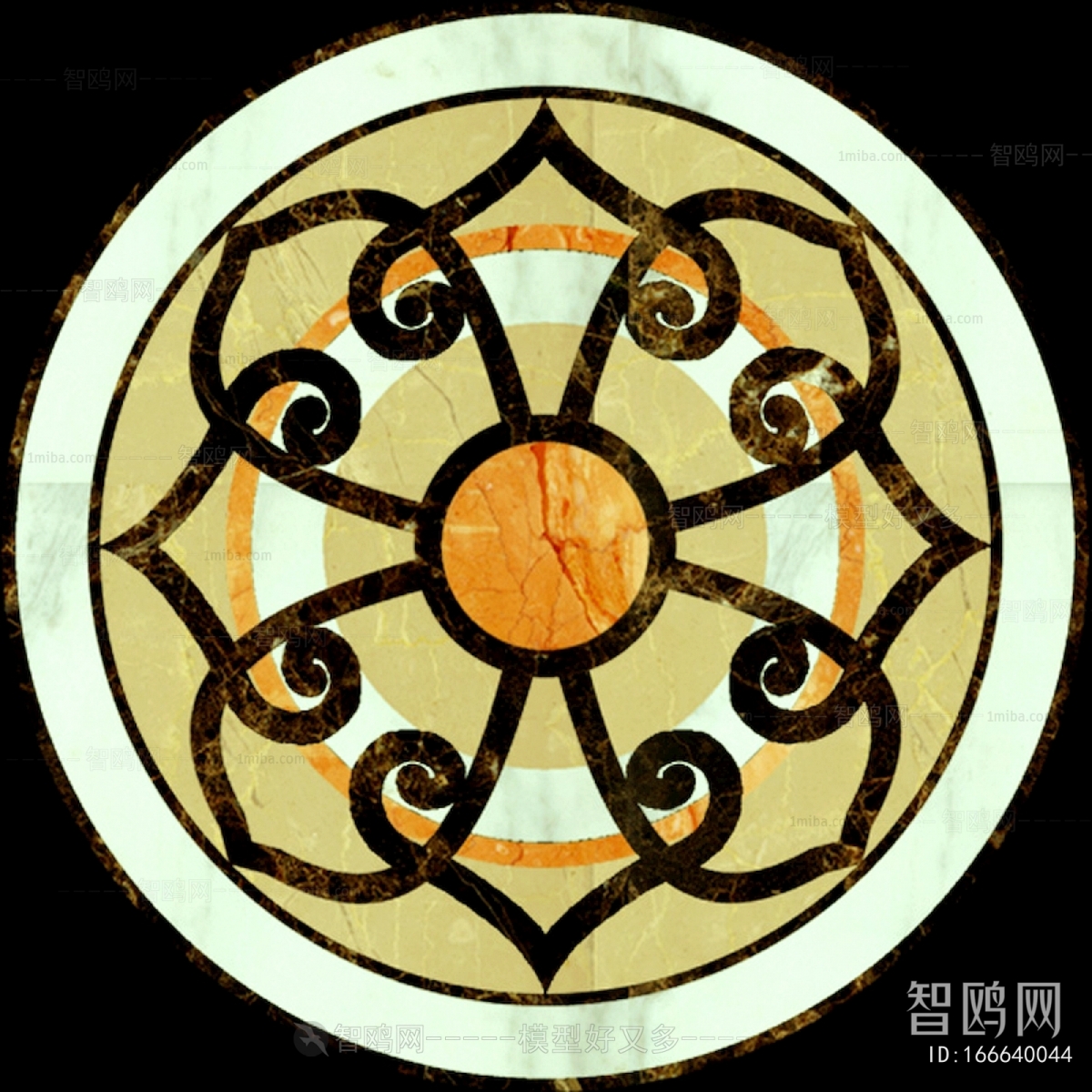 欧式瓷砖拼花