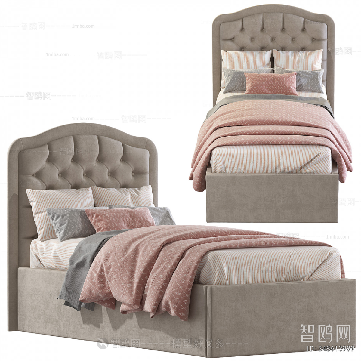 Simple European Style Child's Bed