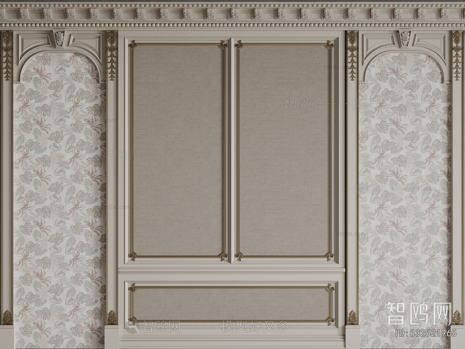 French Style TV Wall