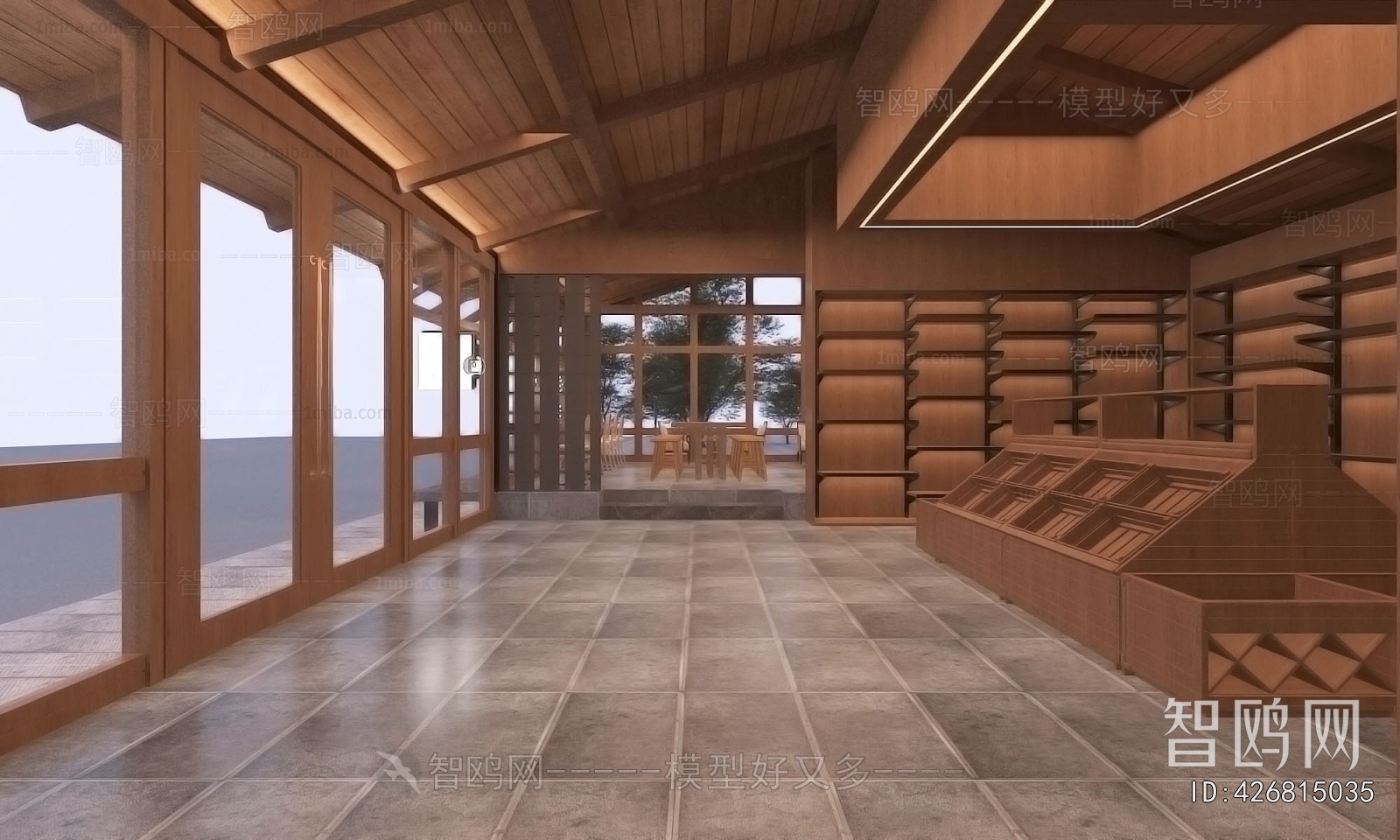 New Chinese Style Building Appearance