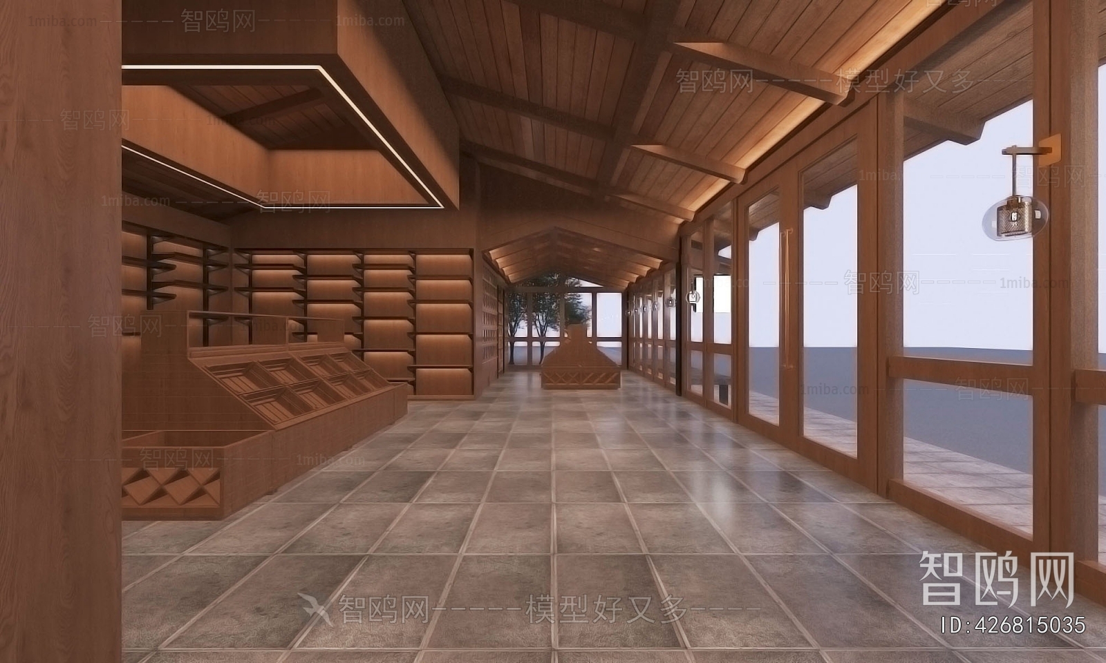 New Chinese Style Building Appearance