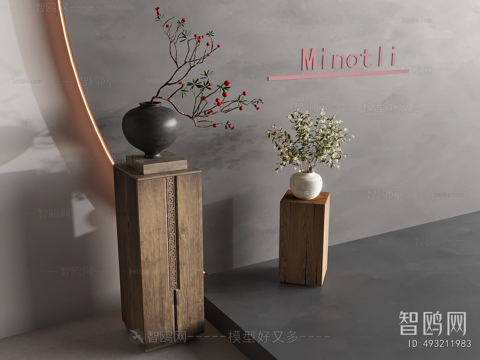 New Chinese Style Flower Arrangement