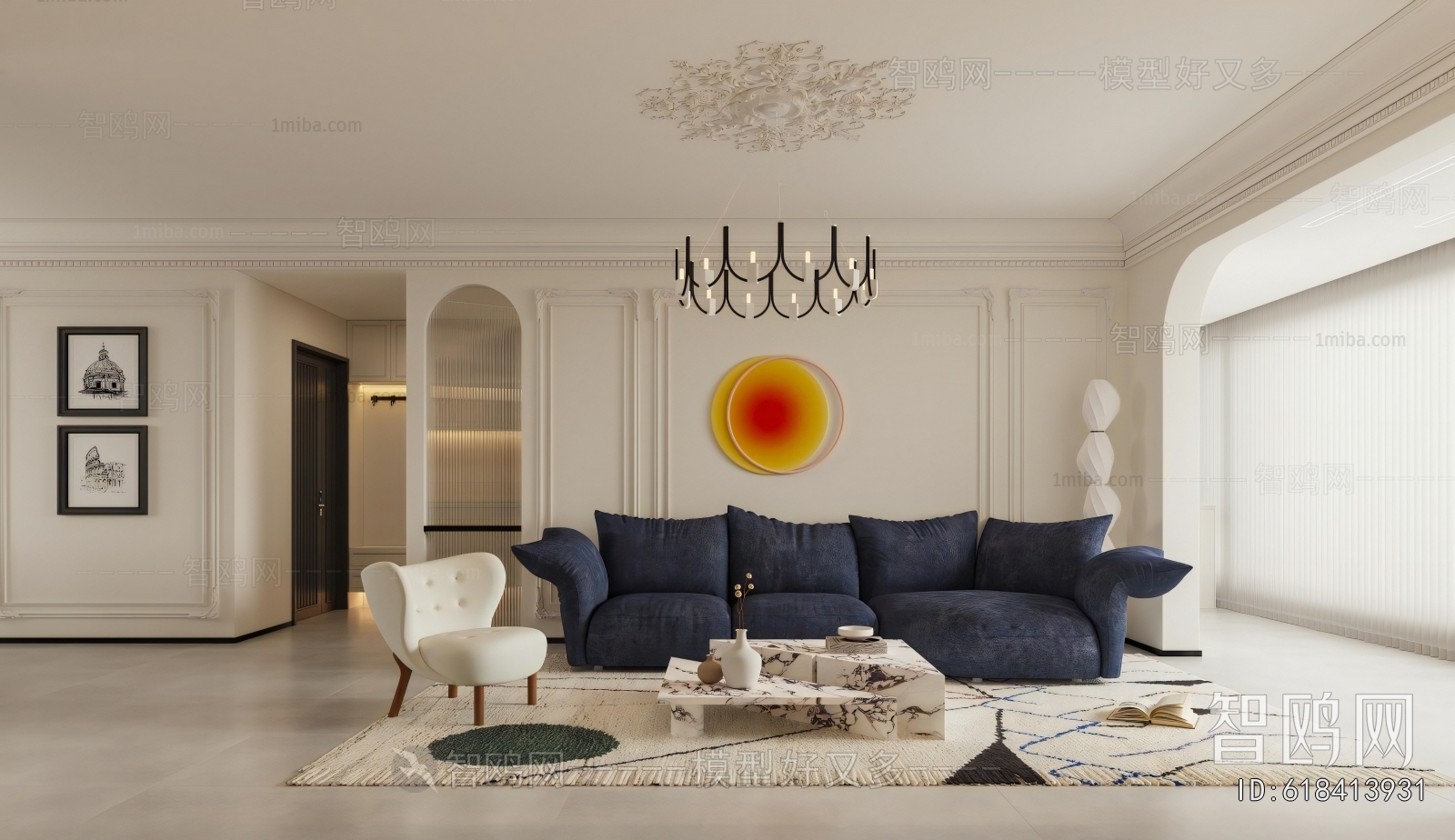 French Style A Living Room