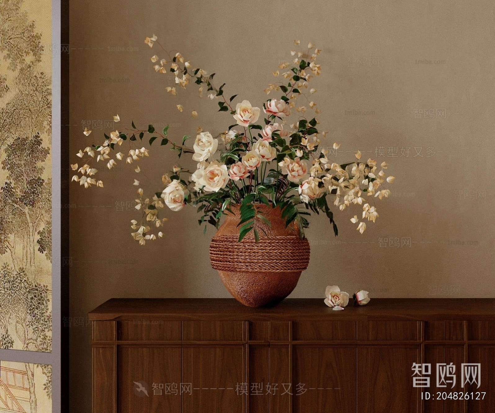 New Chinese Style Flower Arrangement