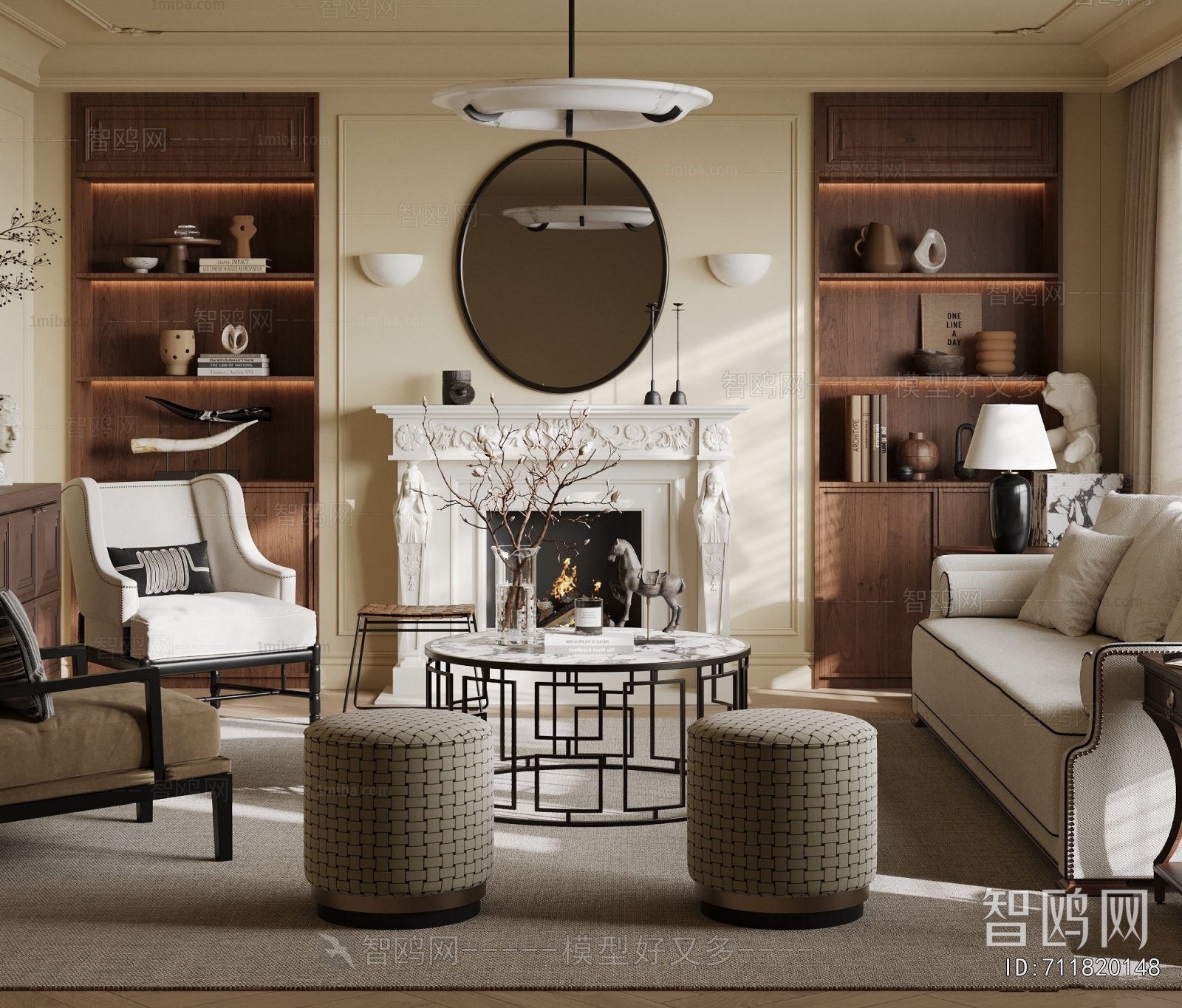 French Style A Living Room