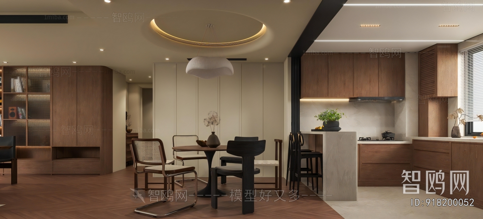 New Chinese Style A Living Room