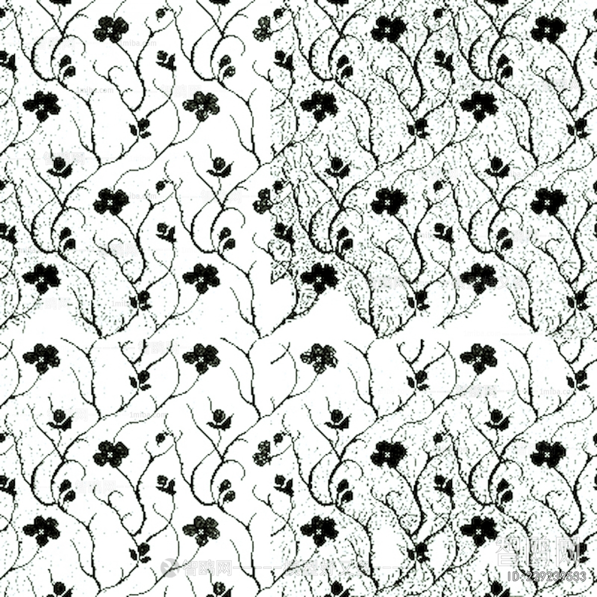 Bump Black And White