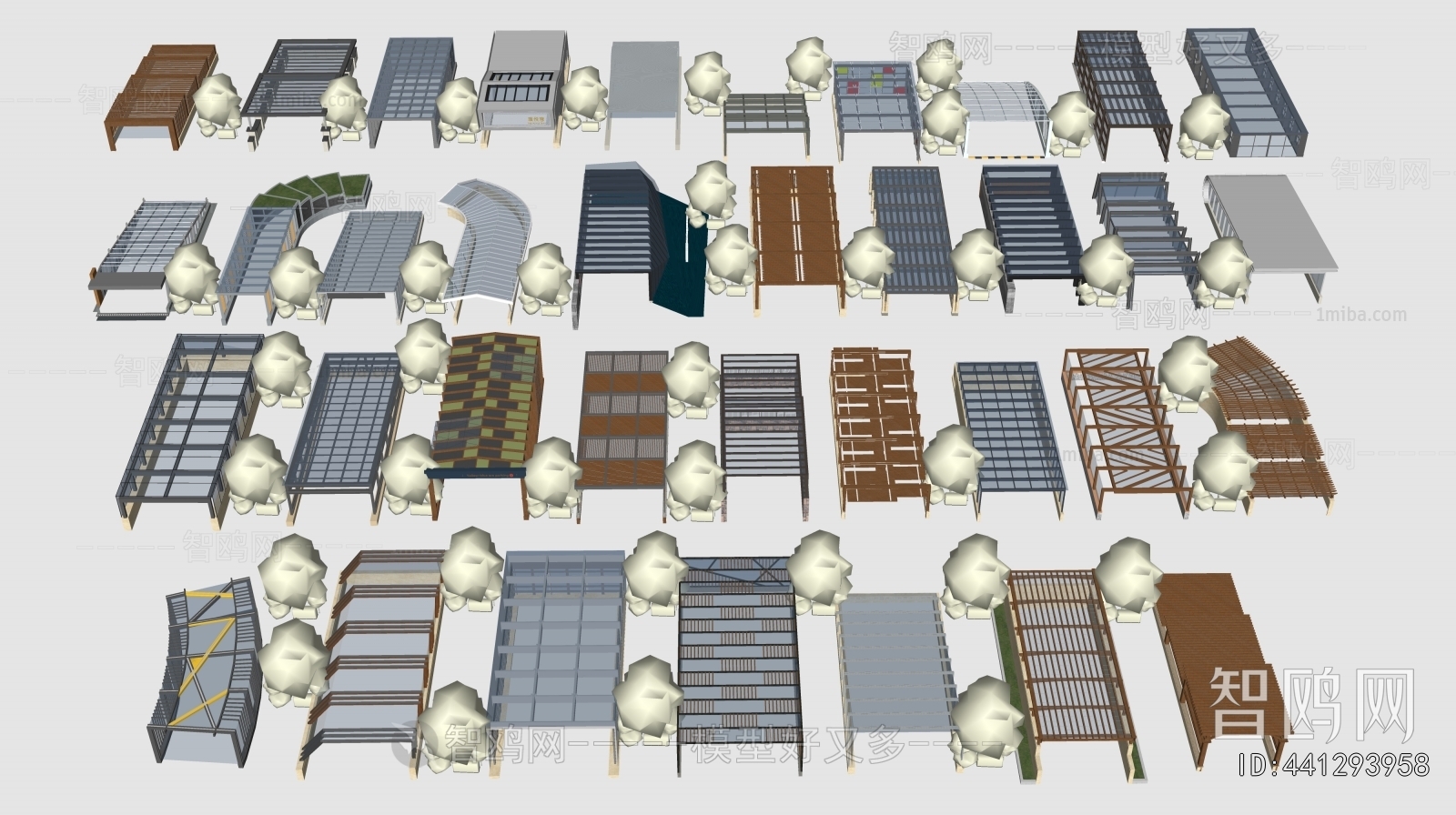 Modern Underground Parking Lot
