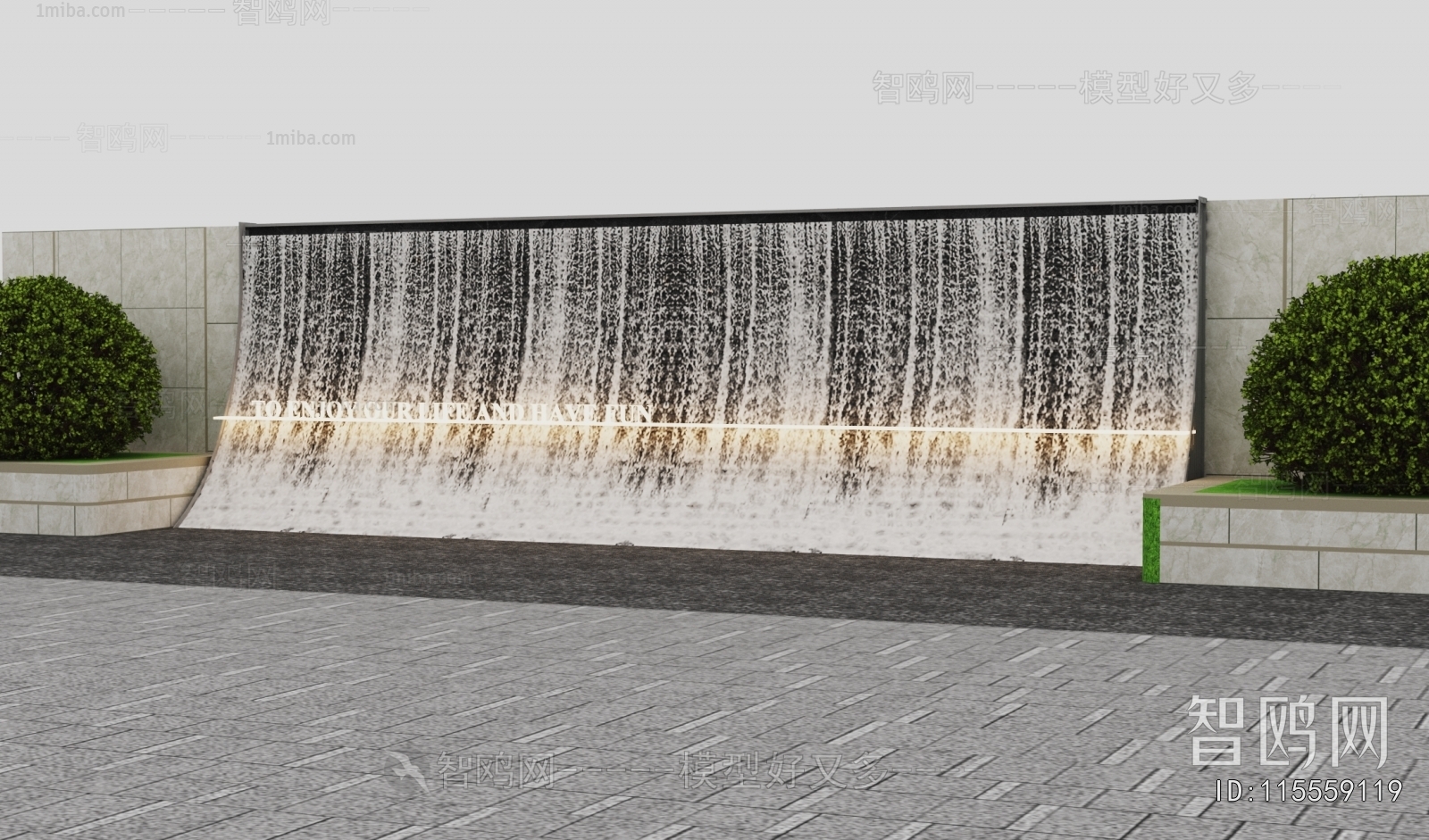 Modern Landscape Wall