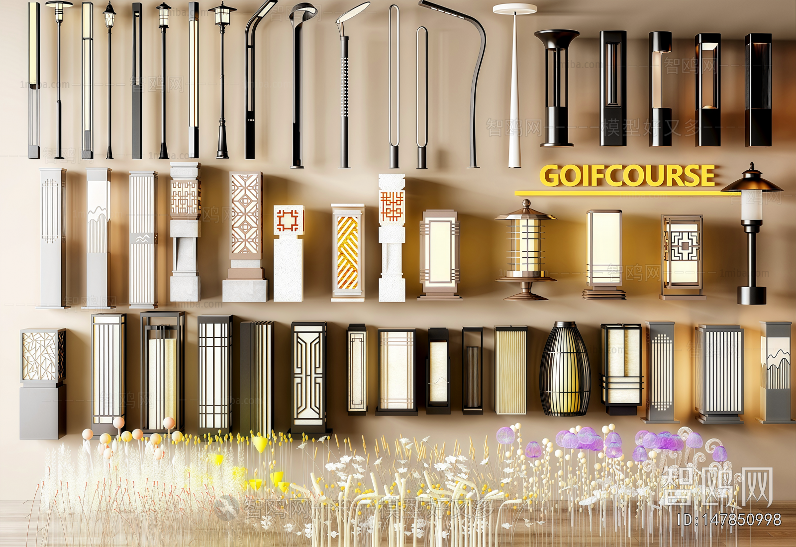 New Chinese Style Outdoor Light