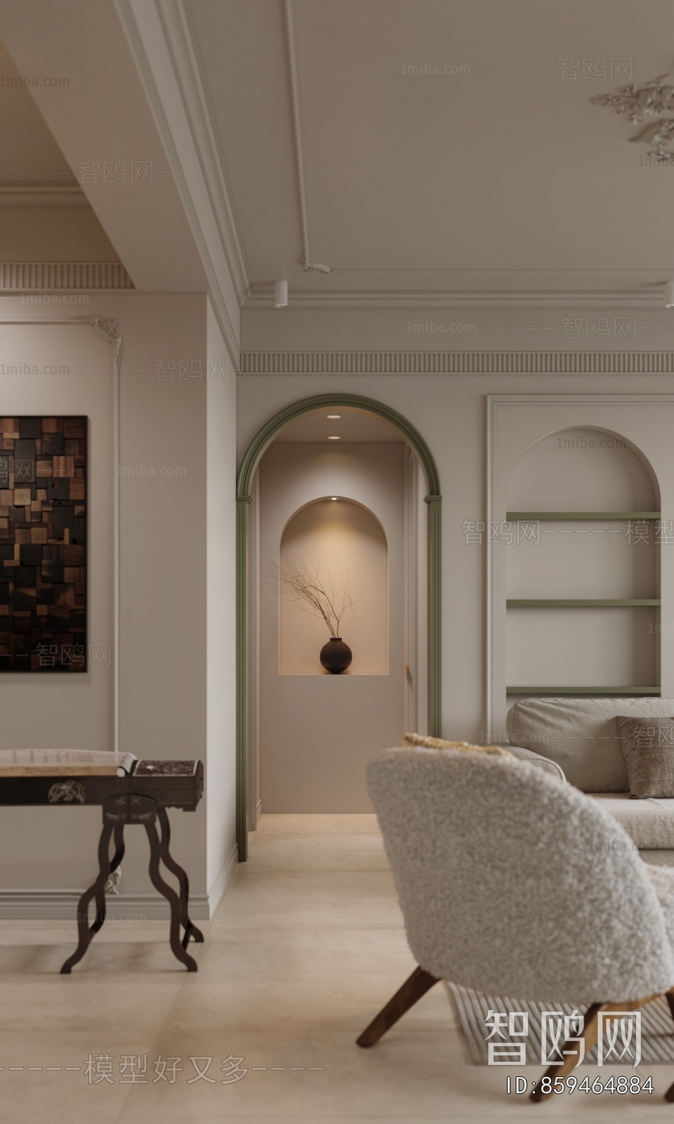 French Style A Living Room