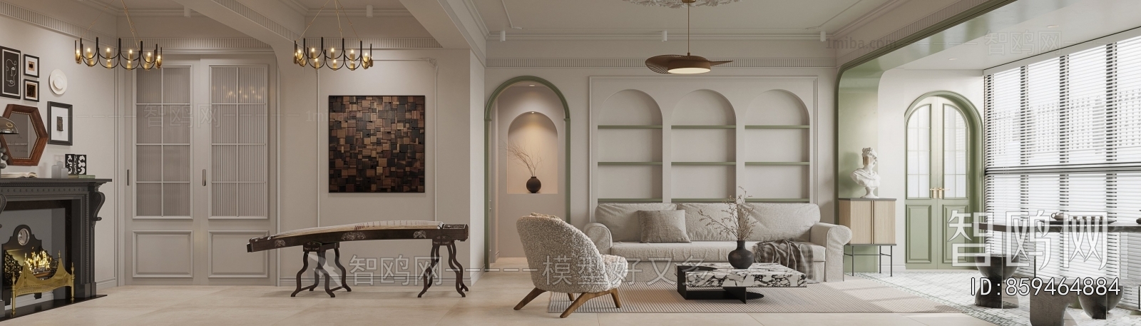 French Style A Living Room