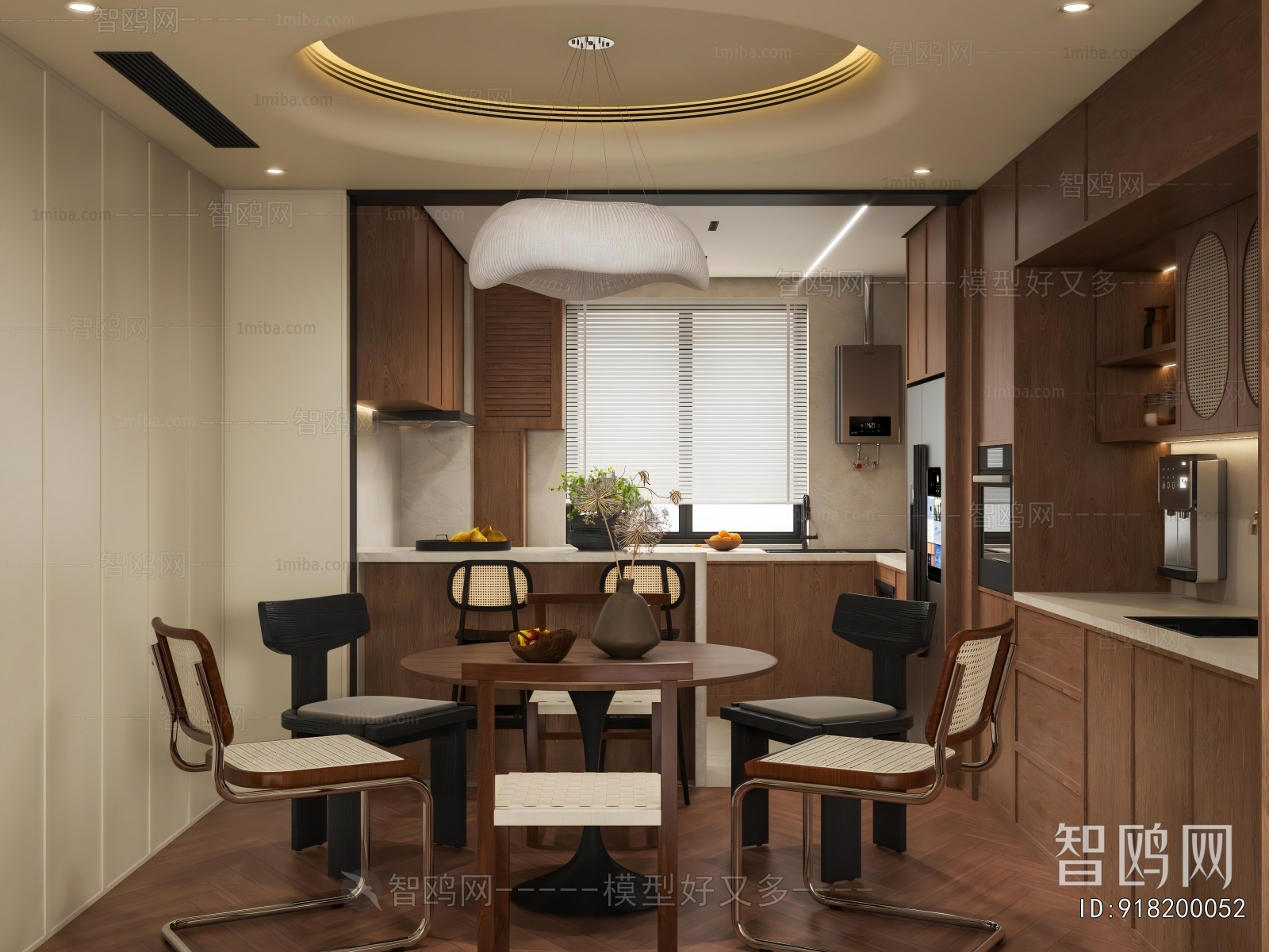 New Chinese Style A Living Room