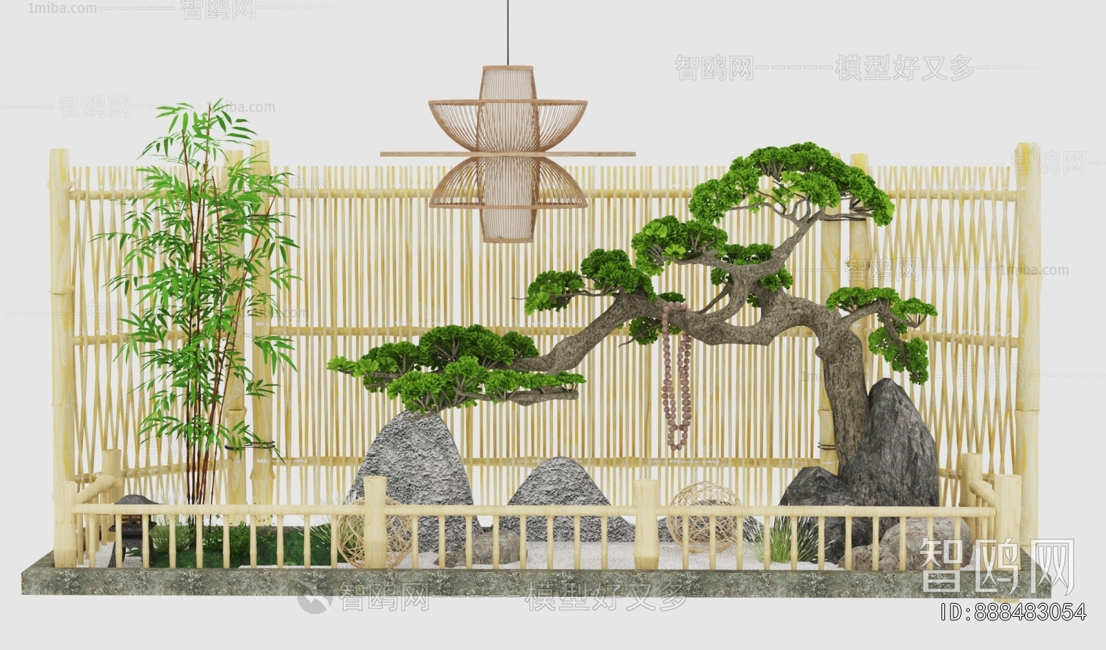 New Chinese Style Plant Landscaping