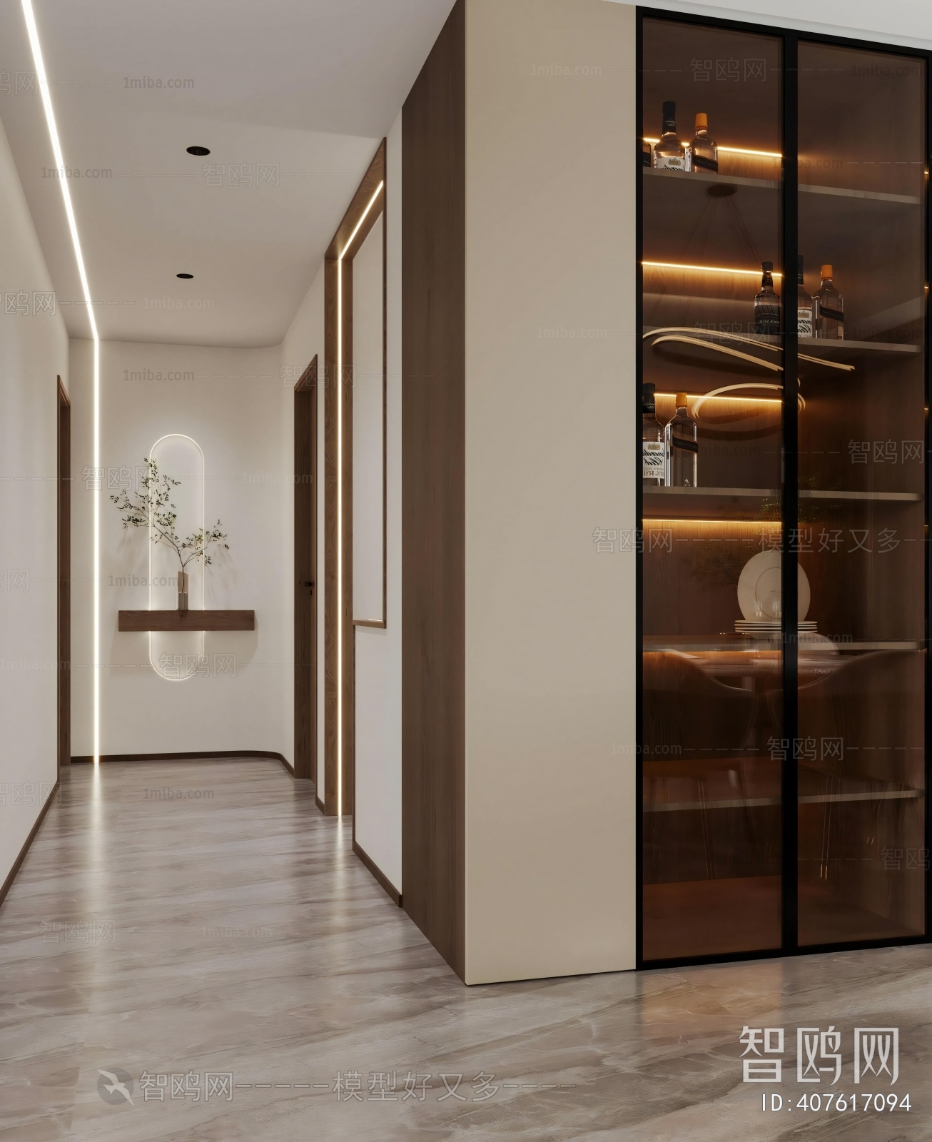 Modern Hallway