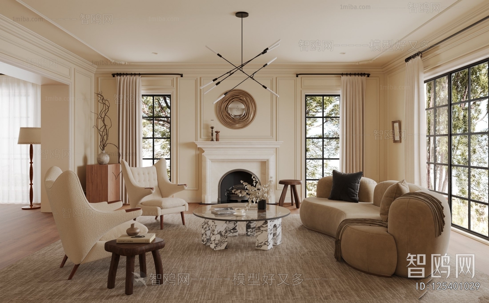 French Style A Living Room