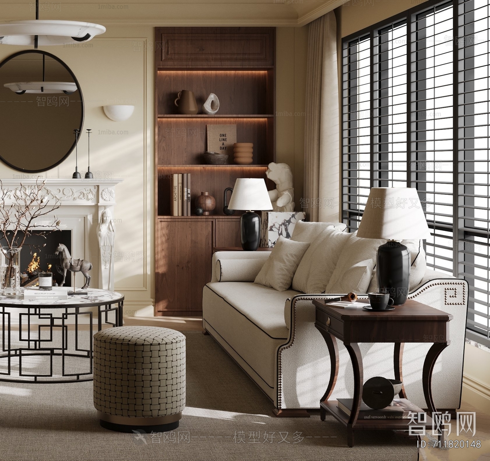 French Style A Living Room