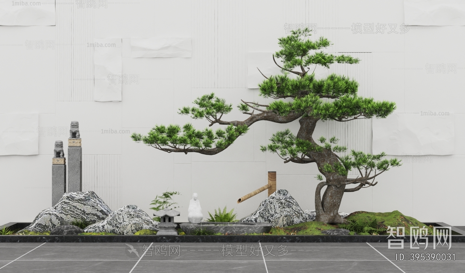 New Chinese Style Plant Landscaping