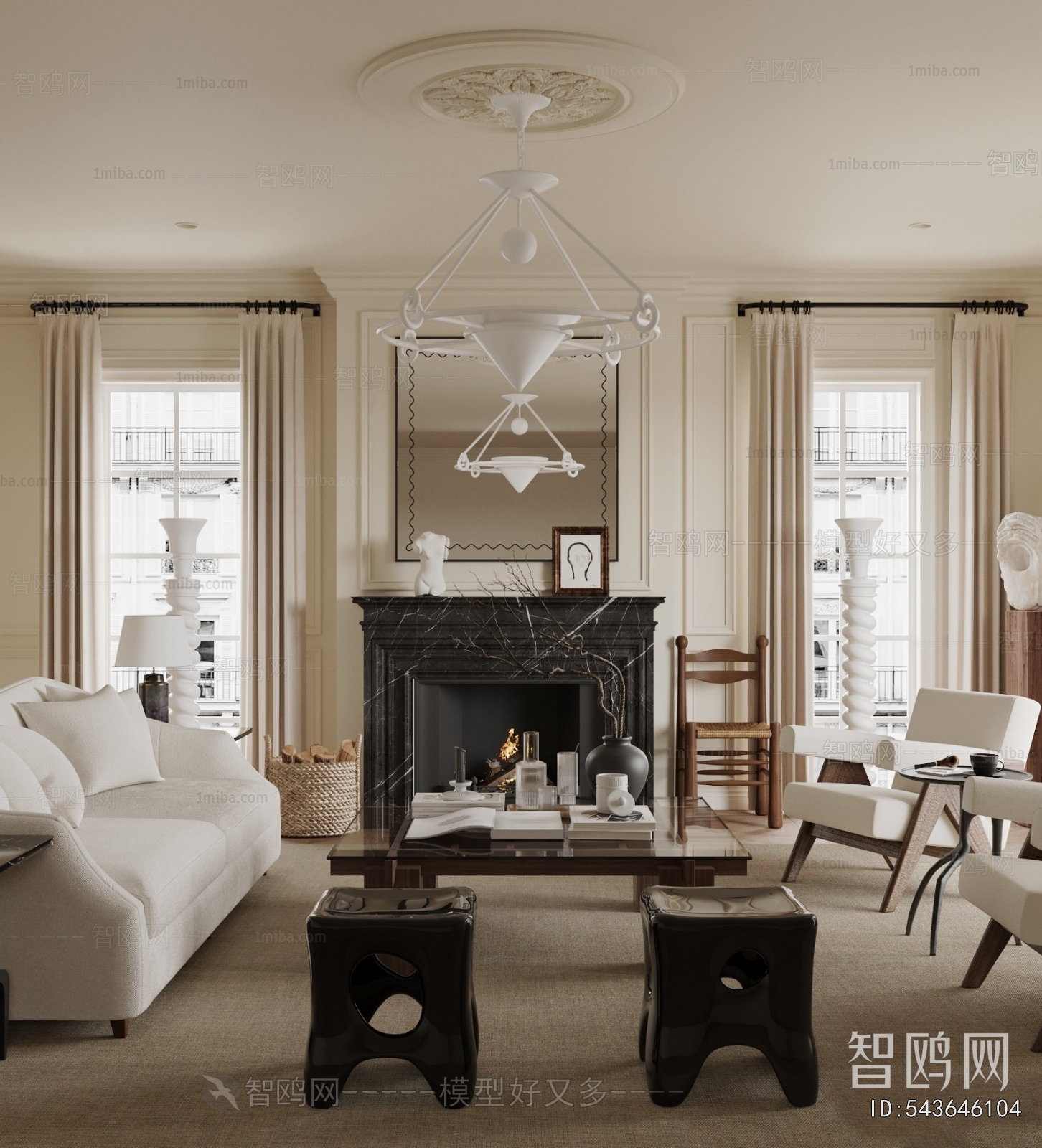 French Style A Living Room