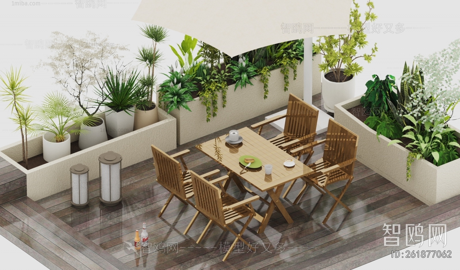 Modern Courtyard/landscape