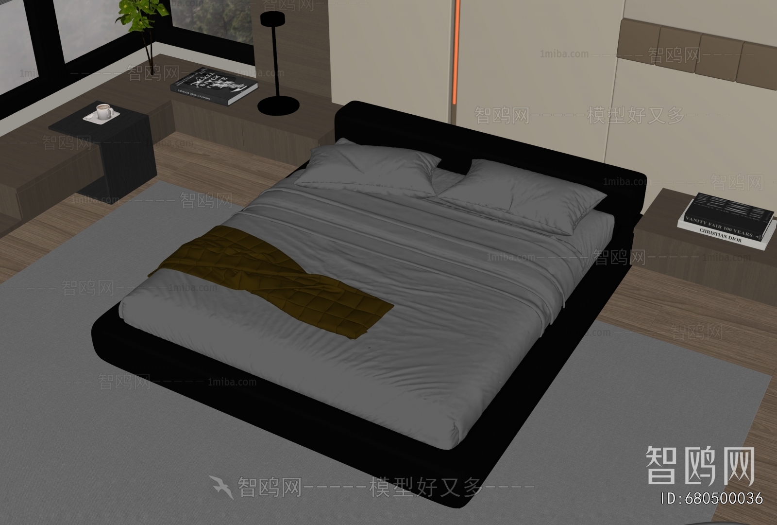 Modern Double Bed