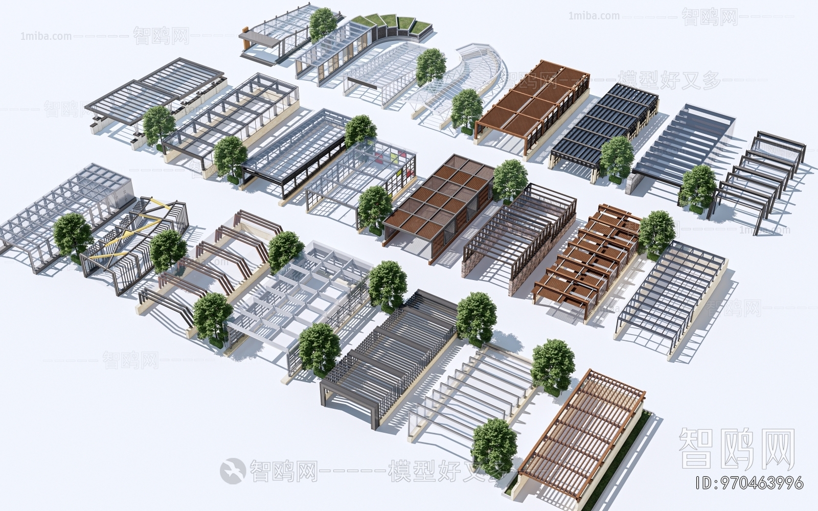 Modern Underground Parking Lot