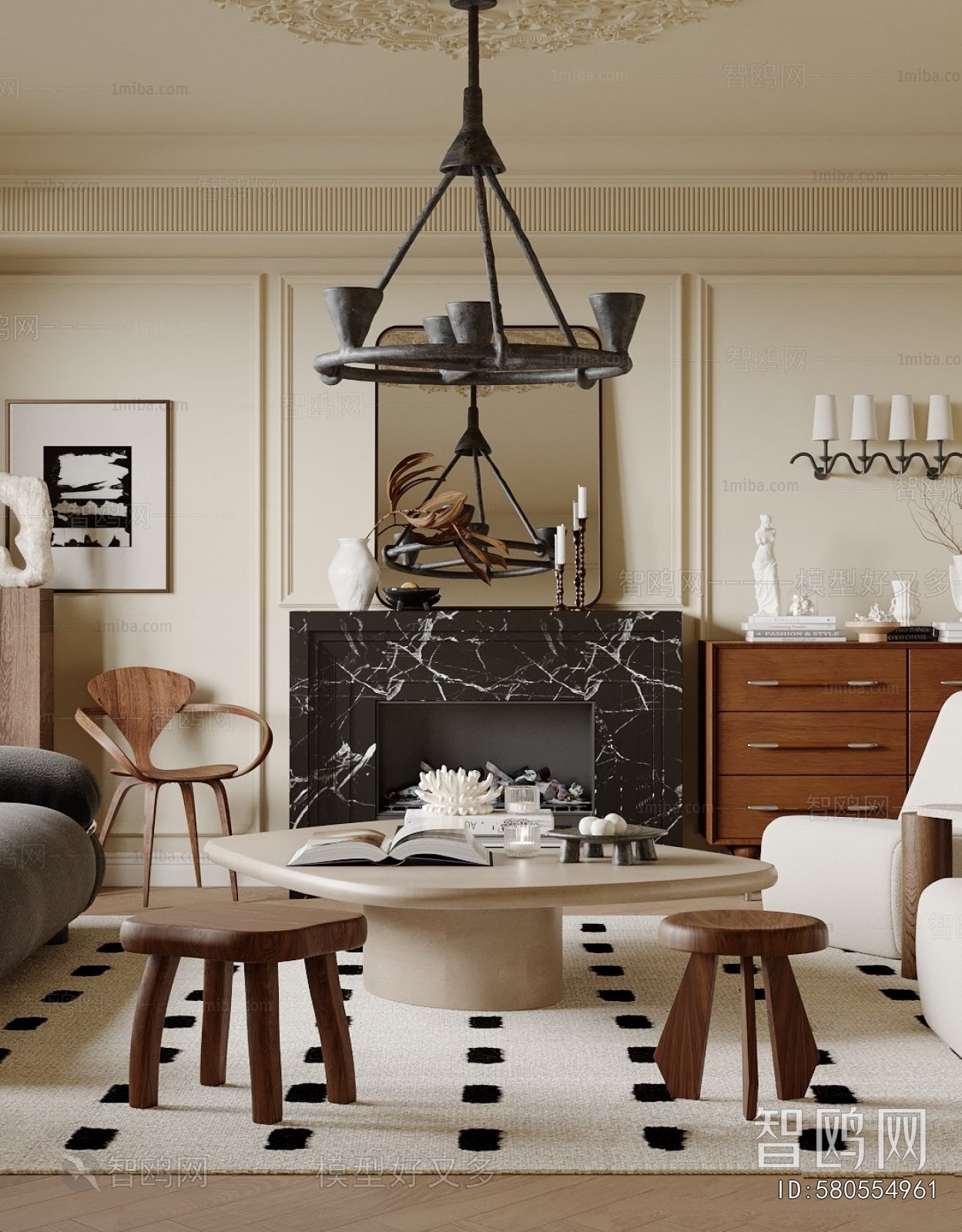 French Style A Living Room