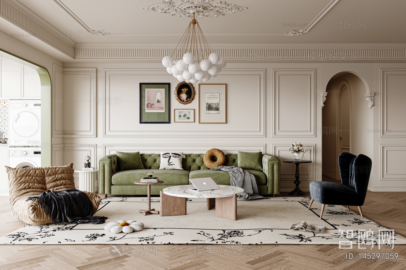 French Style A Living Room