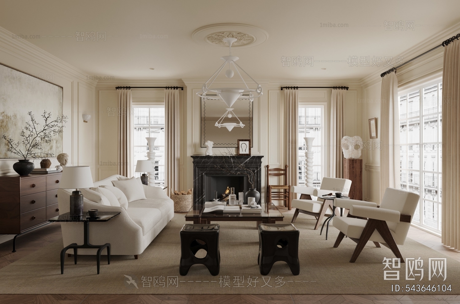 French Style A Living Room